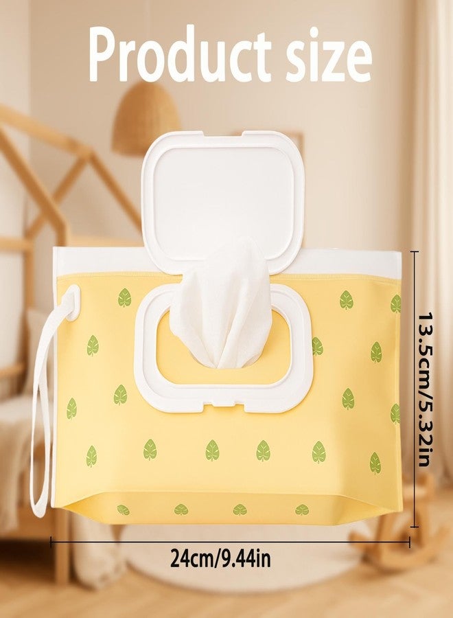 fernfern Baby Wipe Dispenser, 3-Pack Portable Refillable Wipe Holder, Reusable Travel Wet Wipe Pouch, Waterproof and Dustproof Wipe Case for Diaper - Image 4